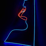 Rosto emoldurado - Letreiro LED Classic