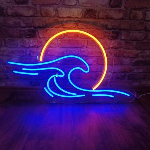 Sol e ondas - Letreiro LED Classic