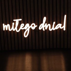 Bom dia! - Letras 3D Frontlit